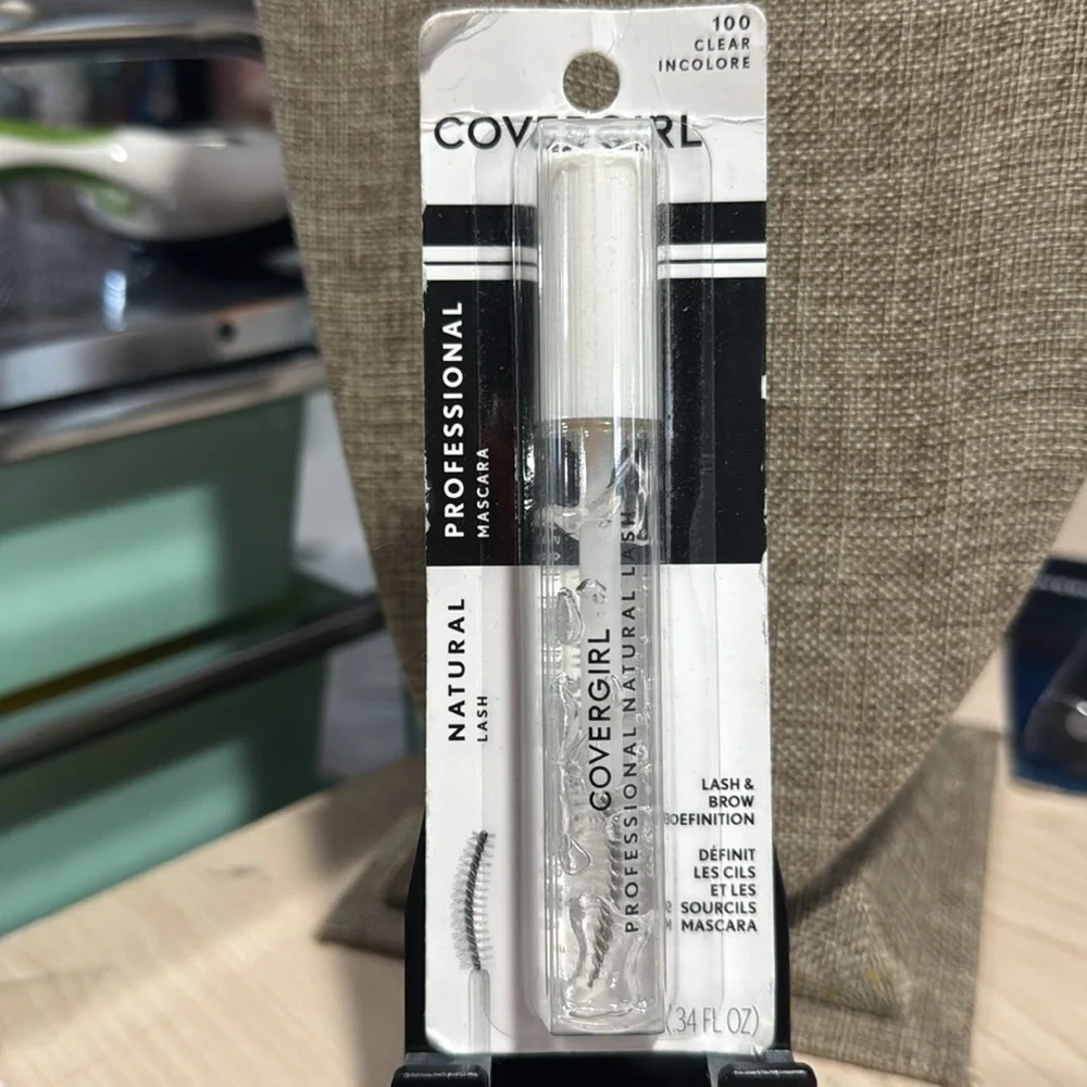 Covergirl clear natural mascara NEW gel formula unruly brows too